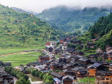 西江千户苗寨景区-观景台